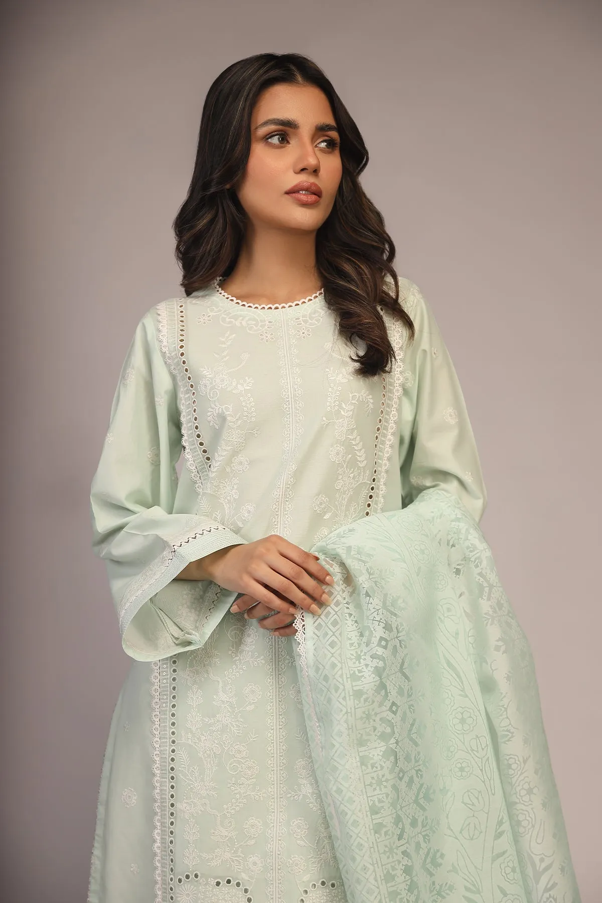 Chikankari 3 Piece