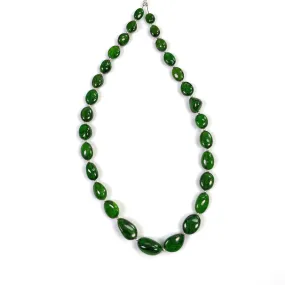 CHROME DIOPSIDE Gemstone Loose Beads : 70.50cts Natural Green Diopside Uneven Plain Nuggets 6*5mm - 12*8mm 11.5" (With Video)