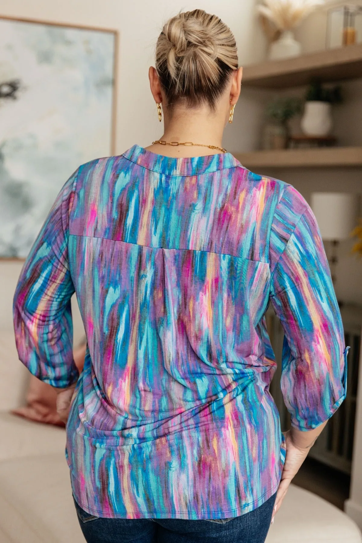 Colorful Work to Play Blouse