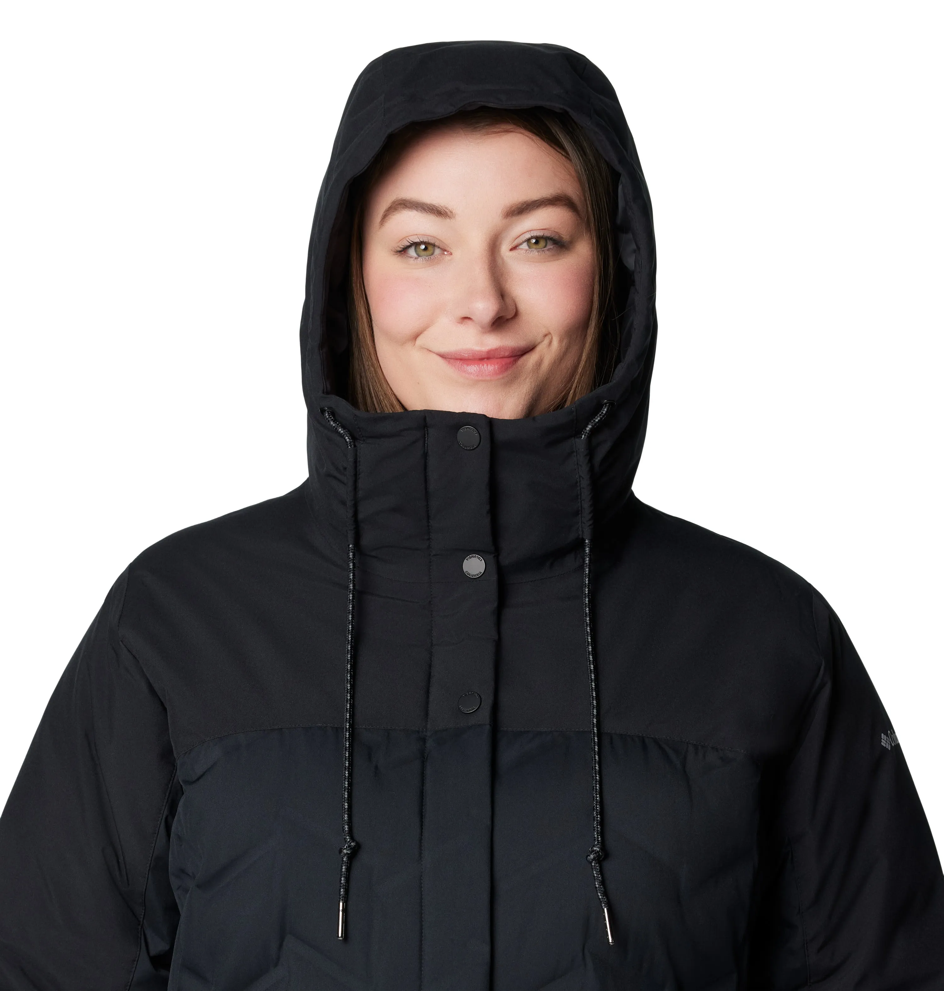 Columbia Women's Mountain Croo III Mid Waterproof Insulated Down Parka (Black)