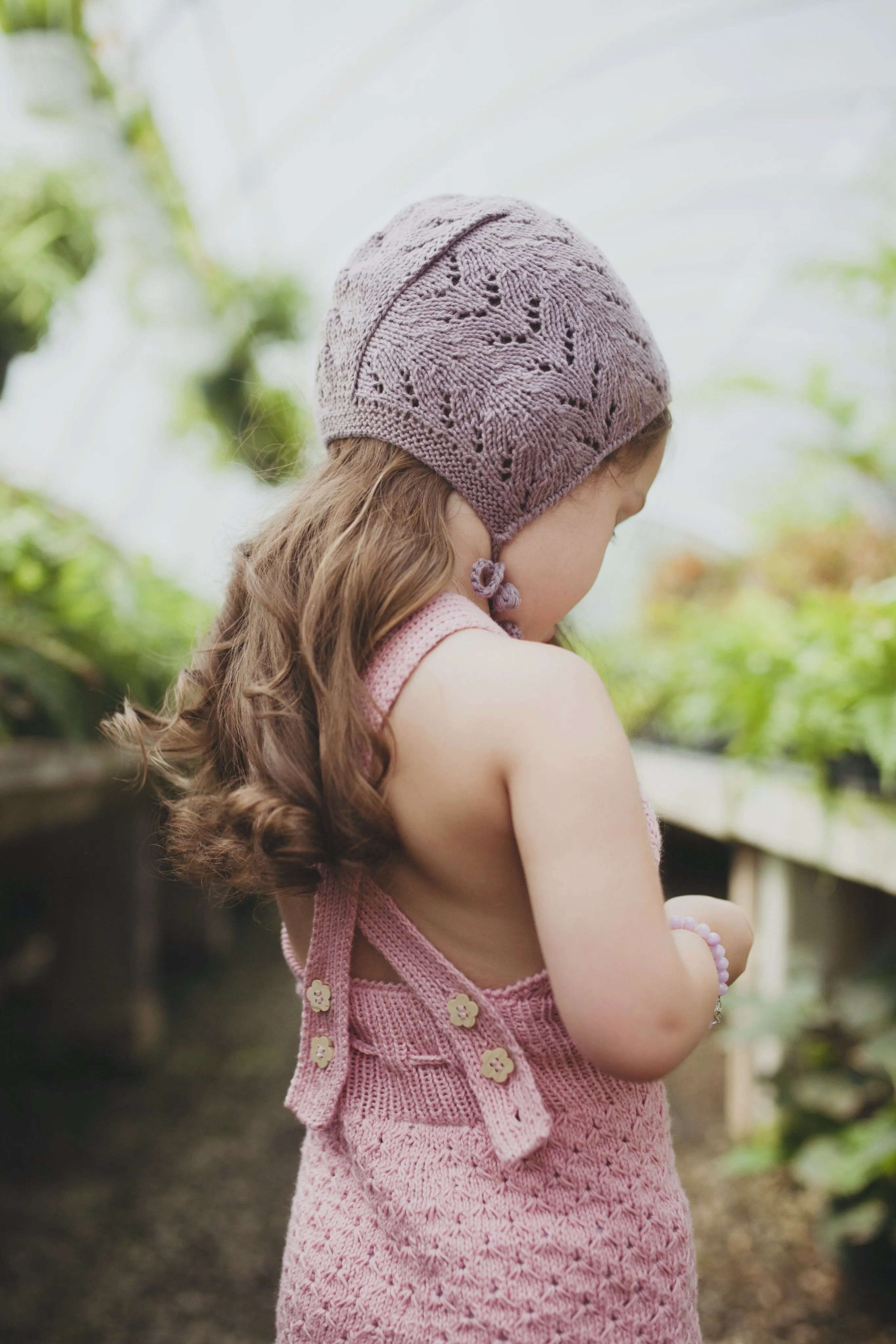 Cotton Lacy Bonnet