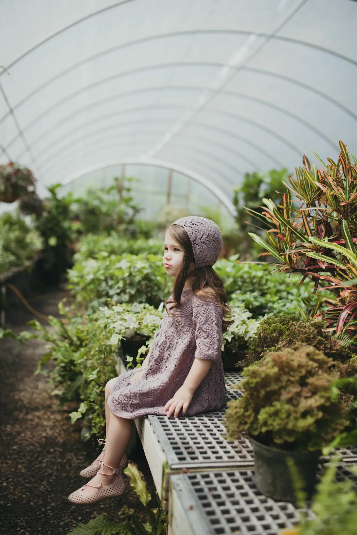 Cotton Lacy Bonnet