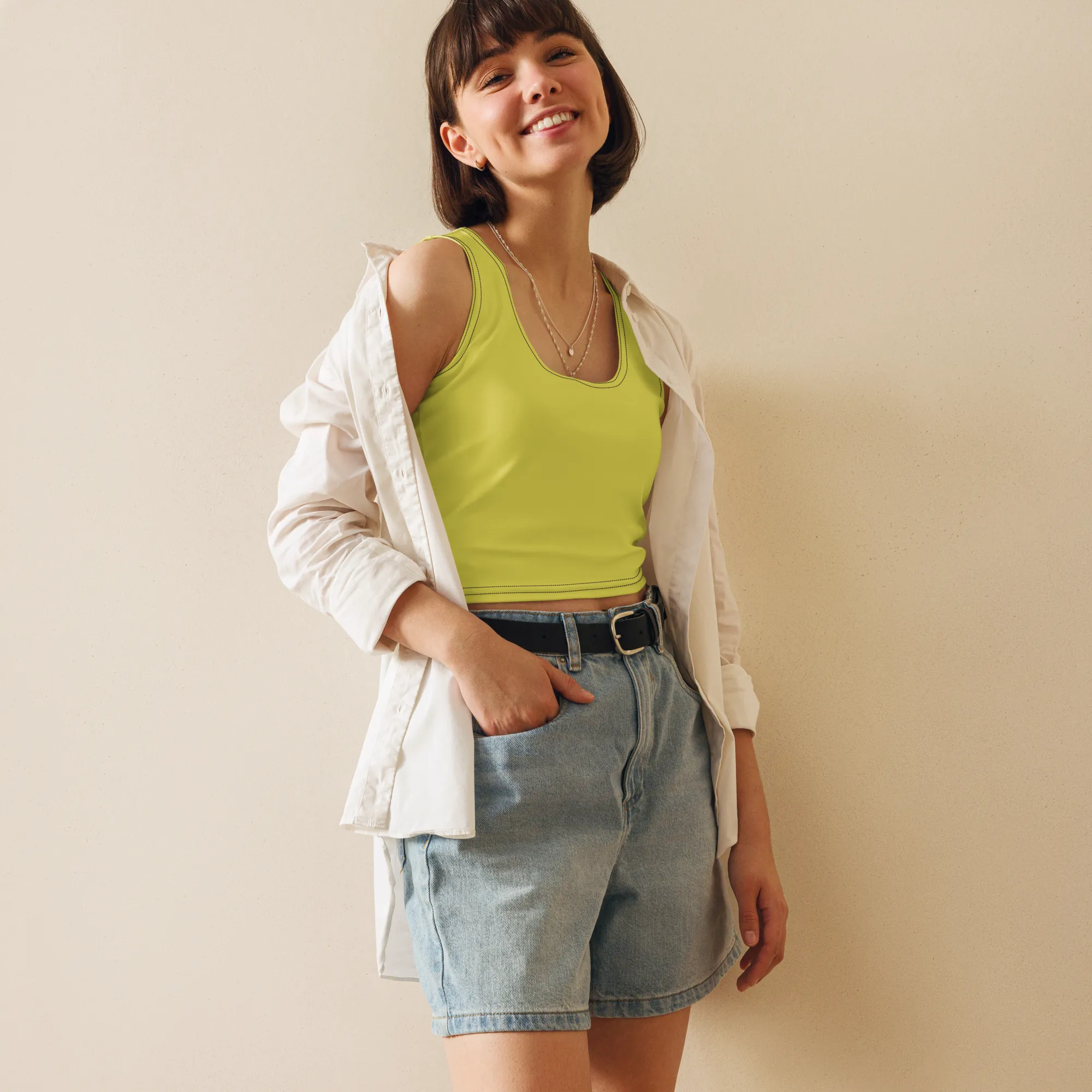 Crop Top - Yellow