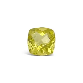 Cushion Cut Lemon Quartz Gemstone (1.30 ct)