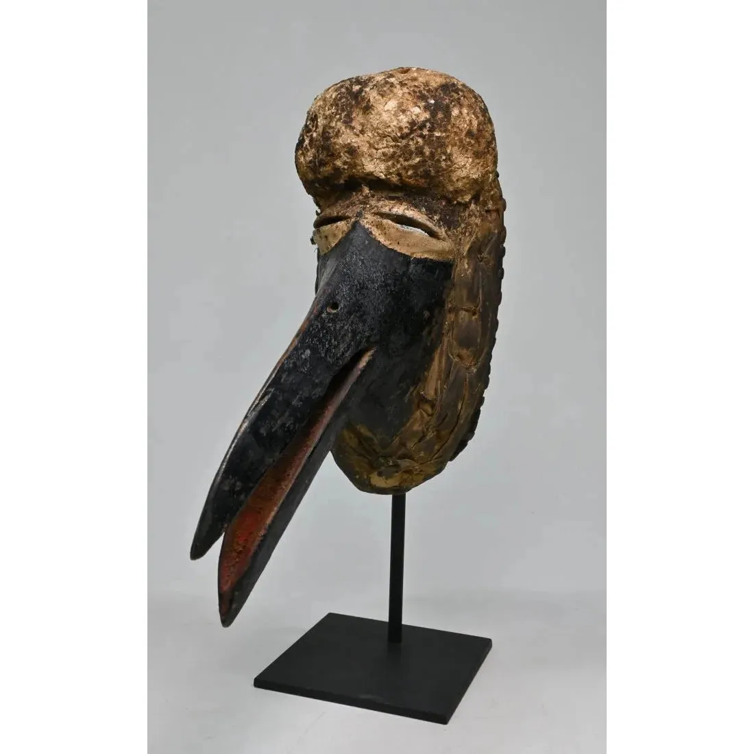 Dan Avian Ge Gon Anthropomorphic Dance Mask With Beak, Cte d'Ivoire #978