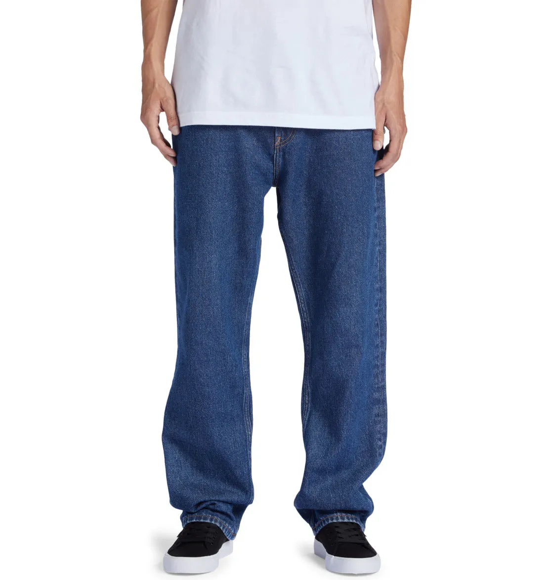 DC - WORKER - RELAXED FIT JEANS  - Indigo Dark