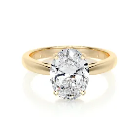 Diana Lab Grown Diamond Ring -18K Yellow Gold (RTS)