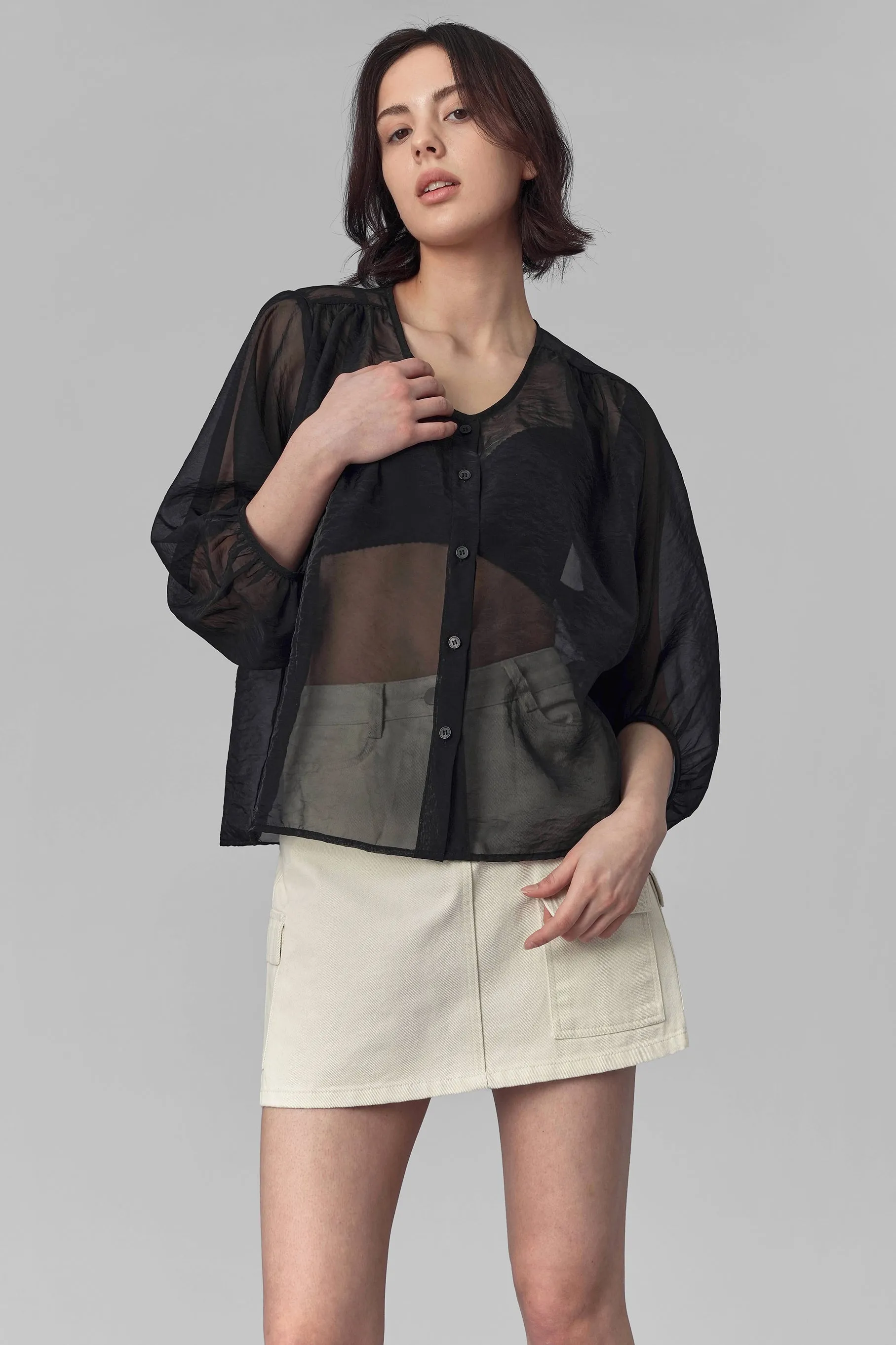 Dove Blouse, Black