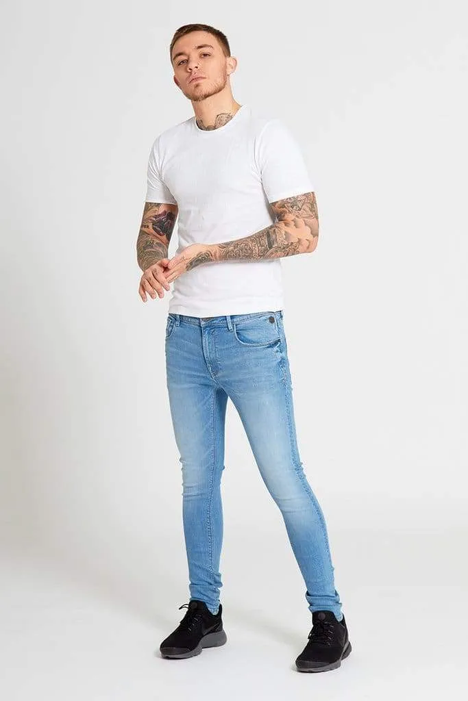 DRAX Super Skinny Jeans In Light Wash