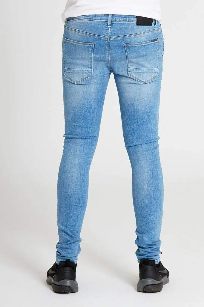 DRAX Super Skinny Jeans In Light Wash