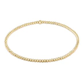 ENewton 2mm Gold Classic Bracelet