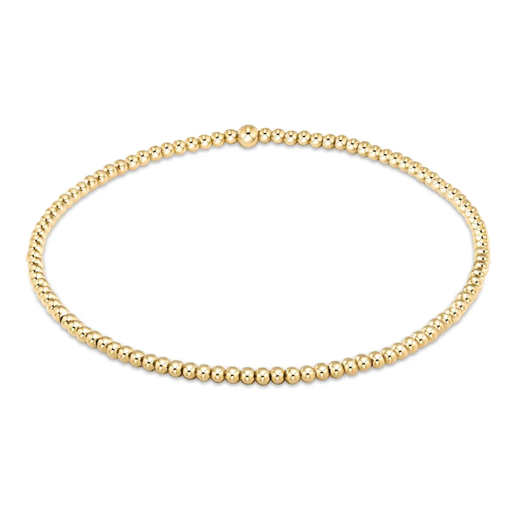 ENewton 2mm Gold Classic Bracelet