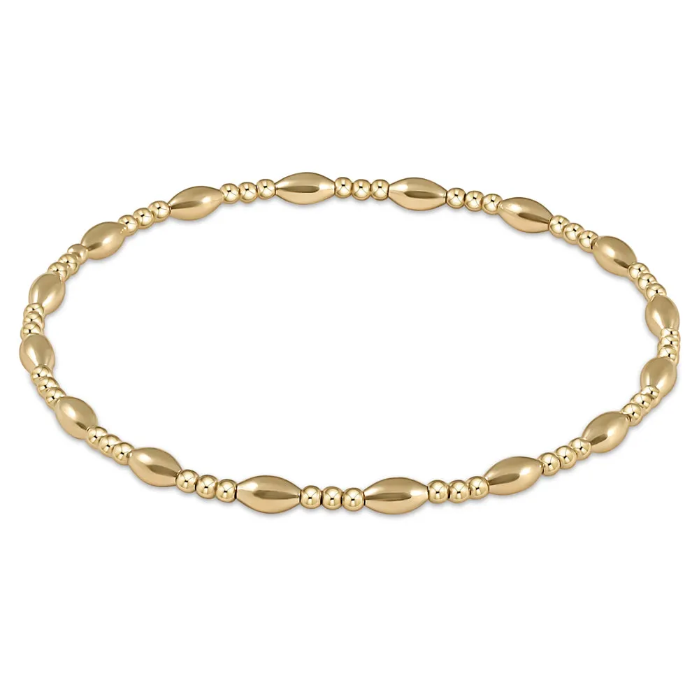 ENewton 2mm Gold Harmony Sincerity Bracelet