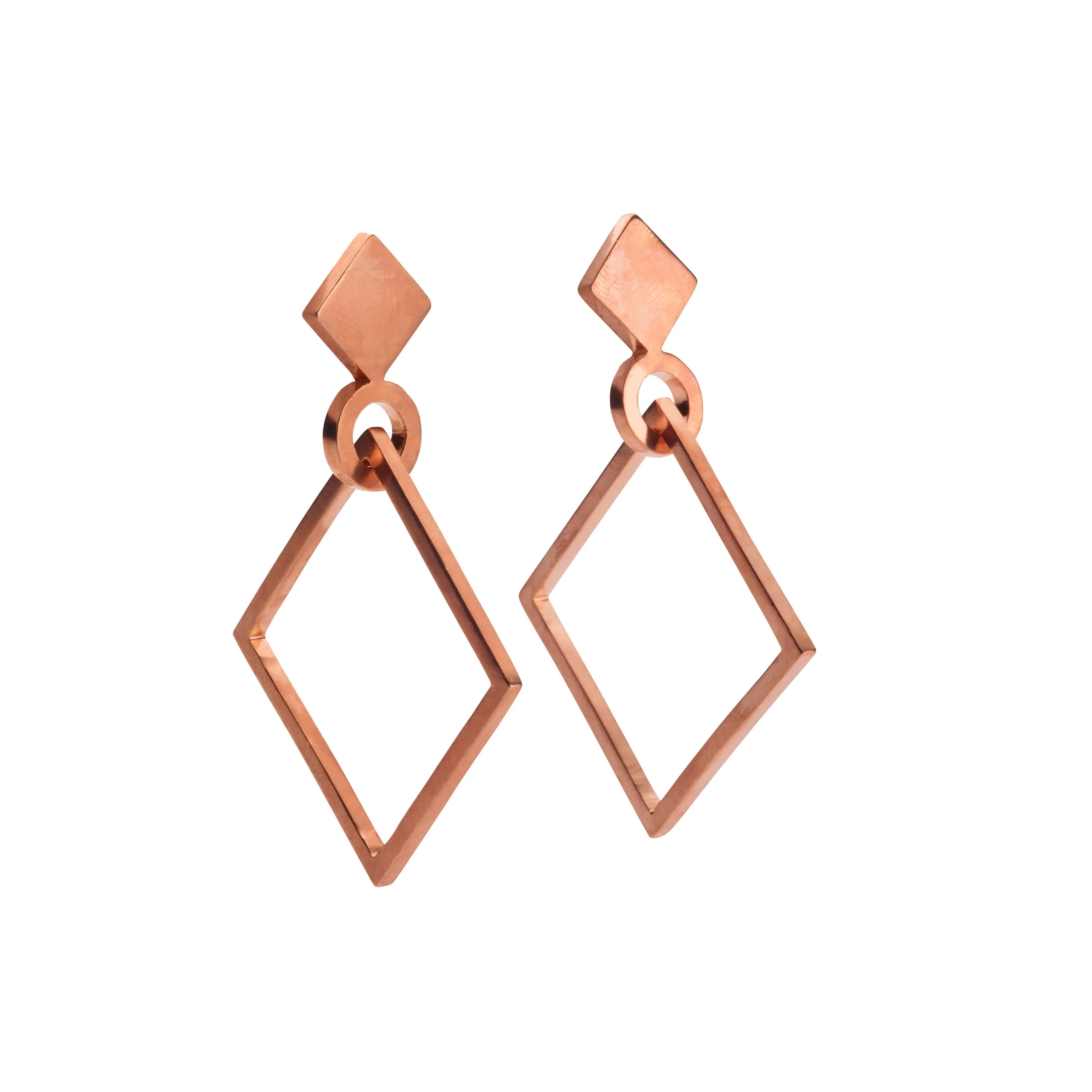 F 665 - Loose Rectangle Earrings