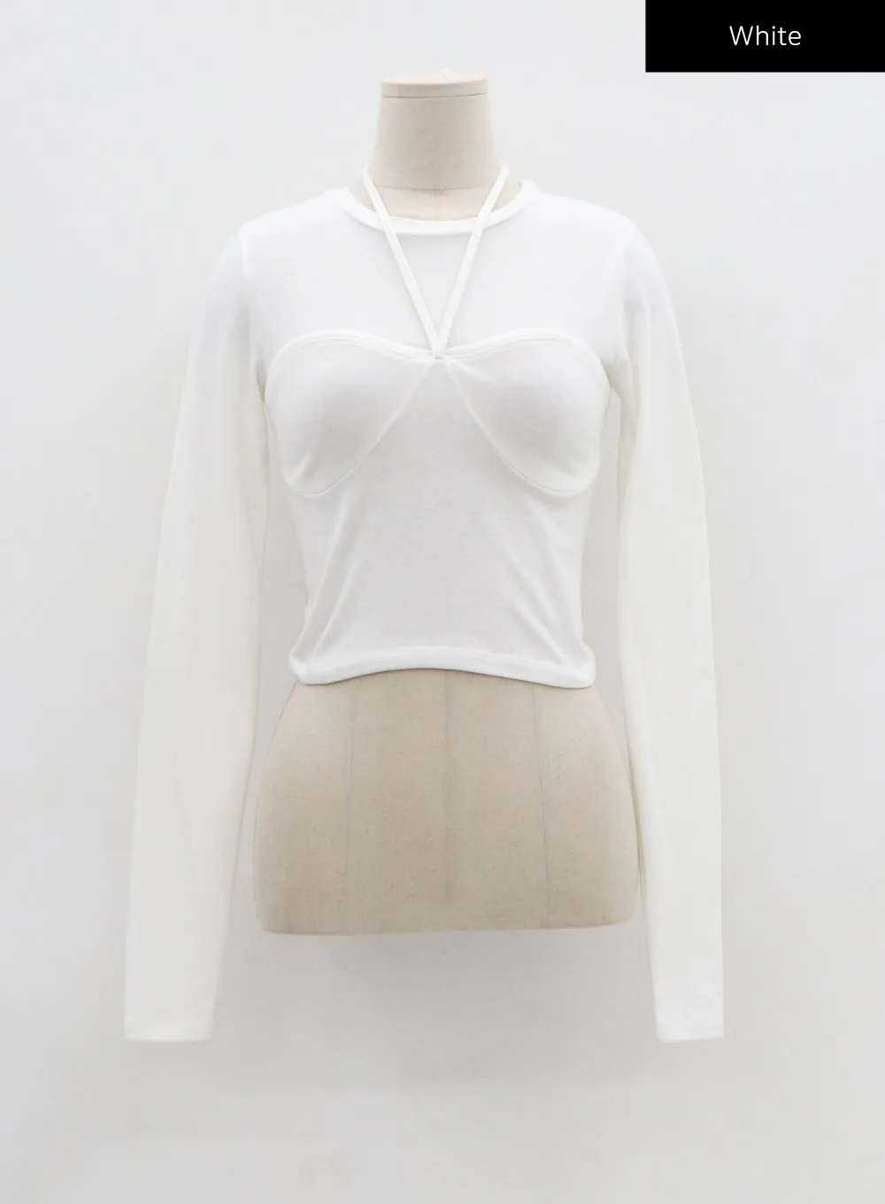 Fake Layered Crop Top CN17