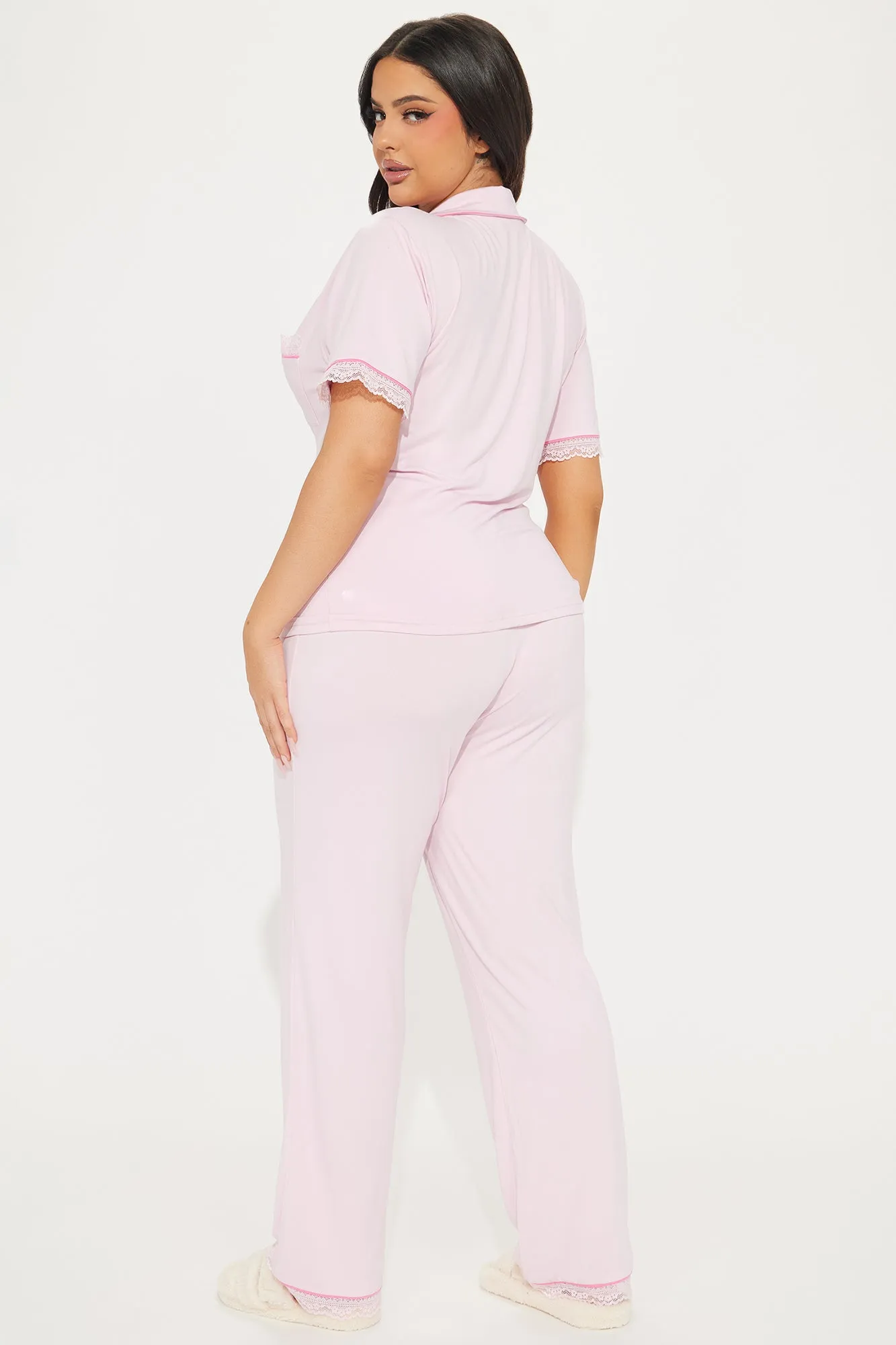 Feeling Pretty PJ Pant Set - Pink