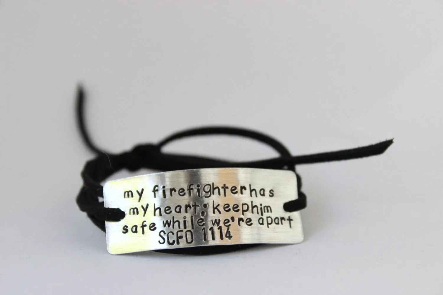 Firefighter Wife/Girlfriend Wrap Bracelet