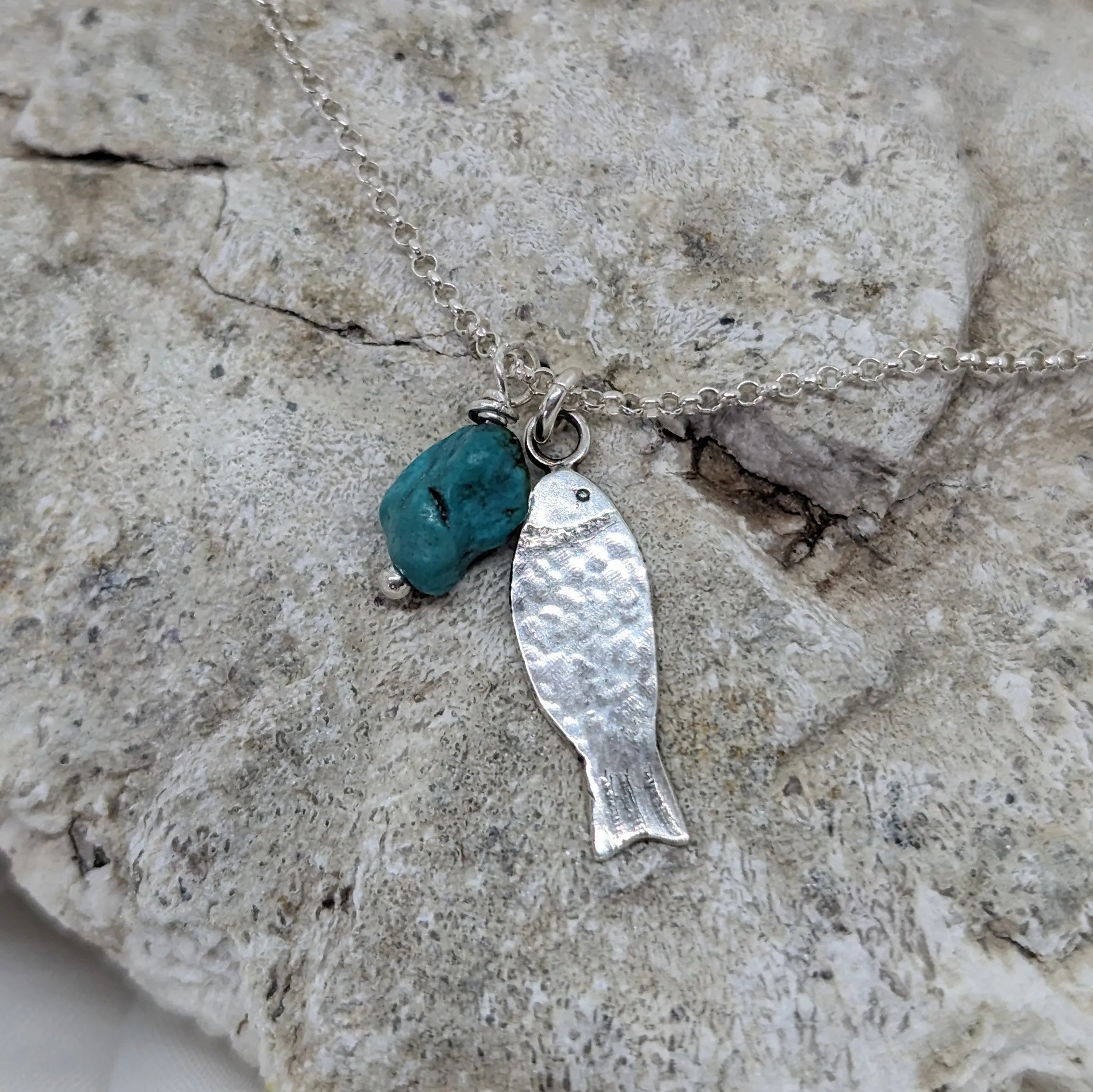 Fishy Turquoise Necklace