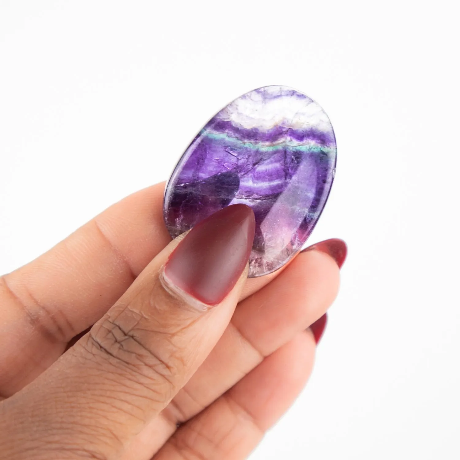 Fluorite Worry Stone