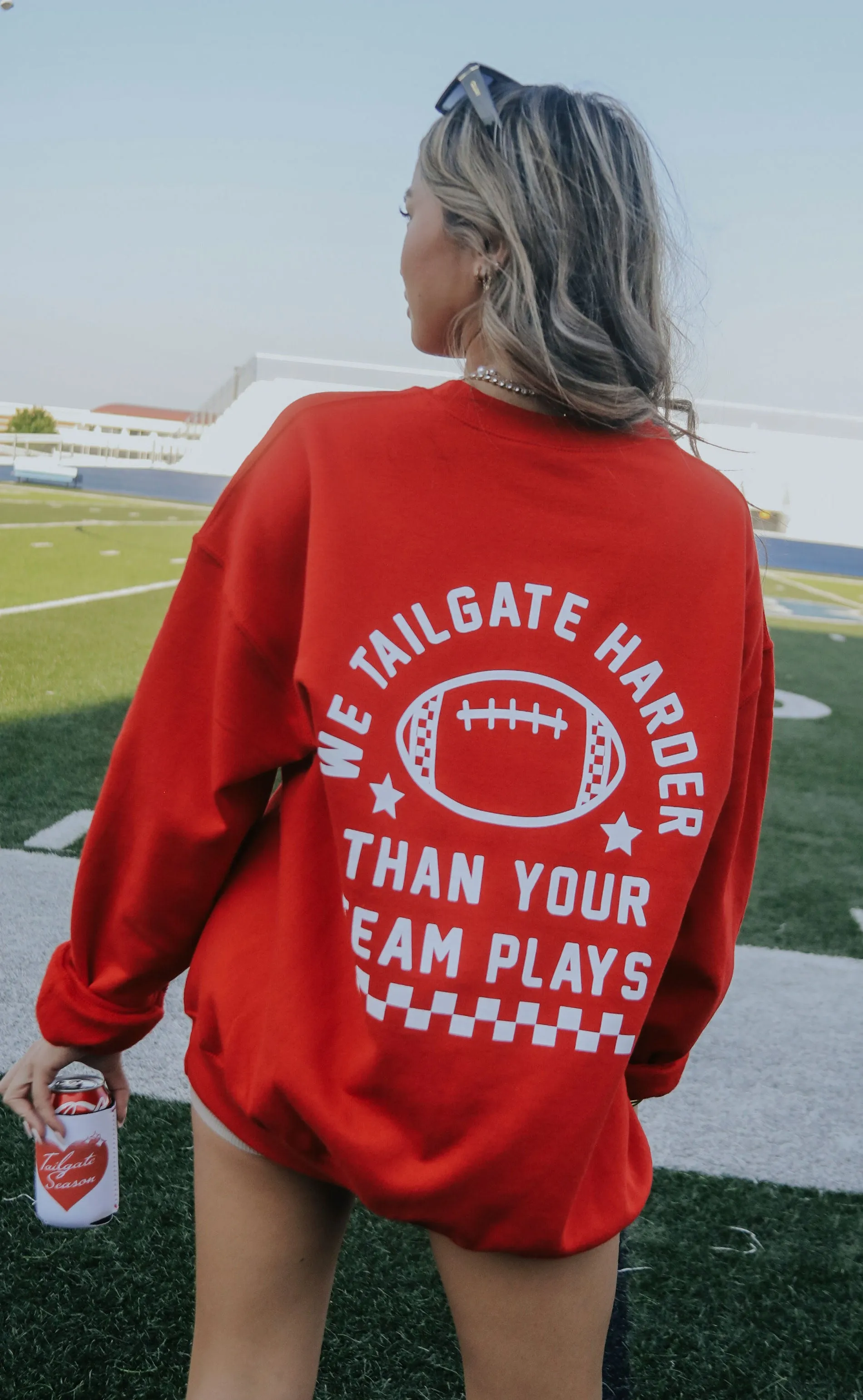 friday   saturday: tailgate harder sweatshirt