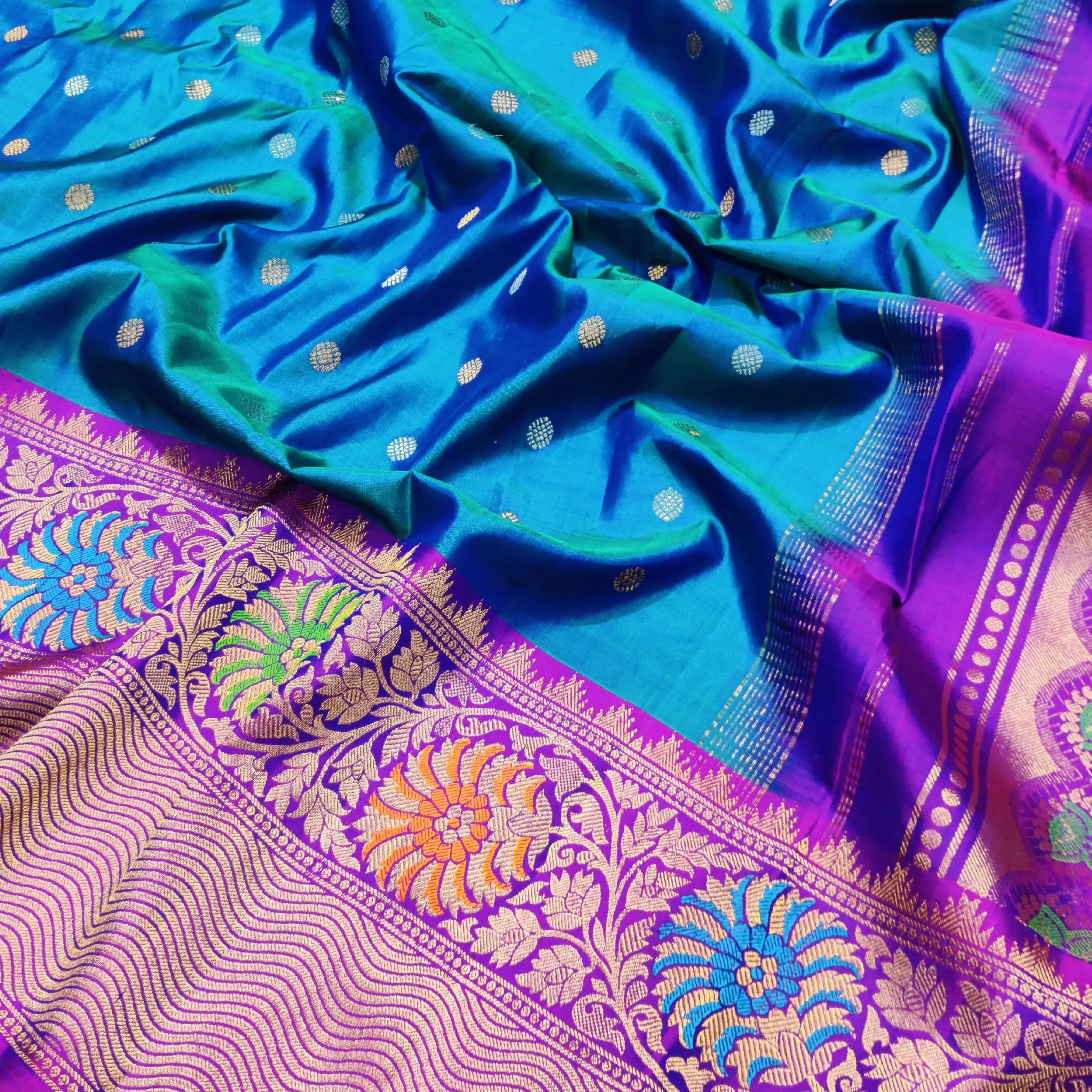 Gadwal Pure Paithani Saree - GPS80