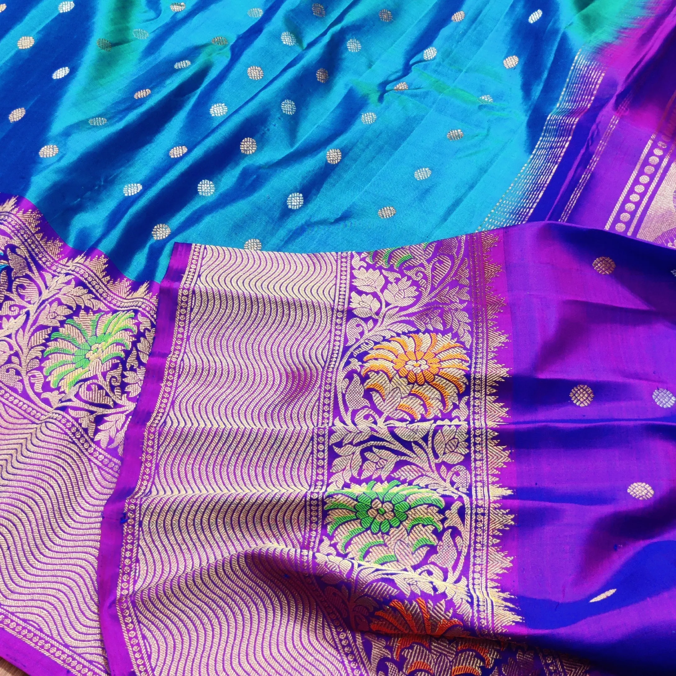 Gadwal Pure Paithani Saree - GPS80