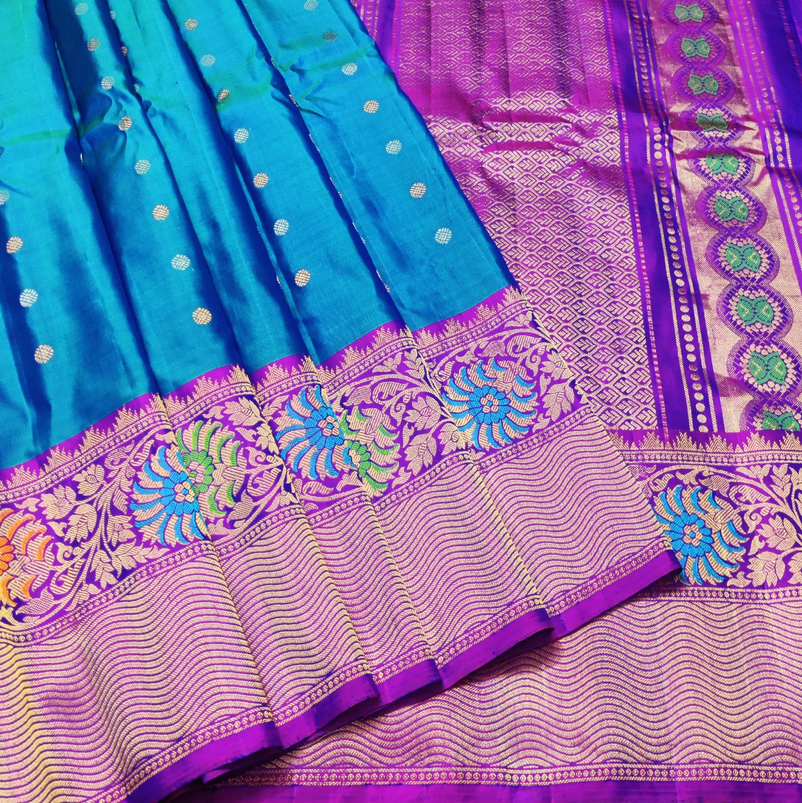 Gadwal Pure Paithani Saree - GPS80