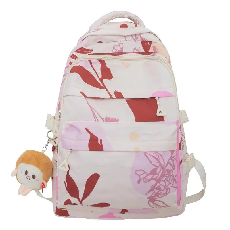 GC252: Comfortable, Stylish, Floral, Cool Backpack - Girly Fashion