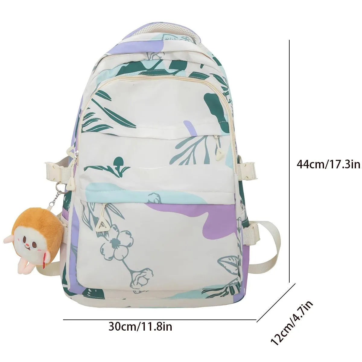 GC252: Comfortable, Stylish, Floral, Cool Backpack - Girly Fashion