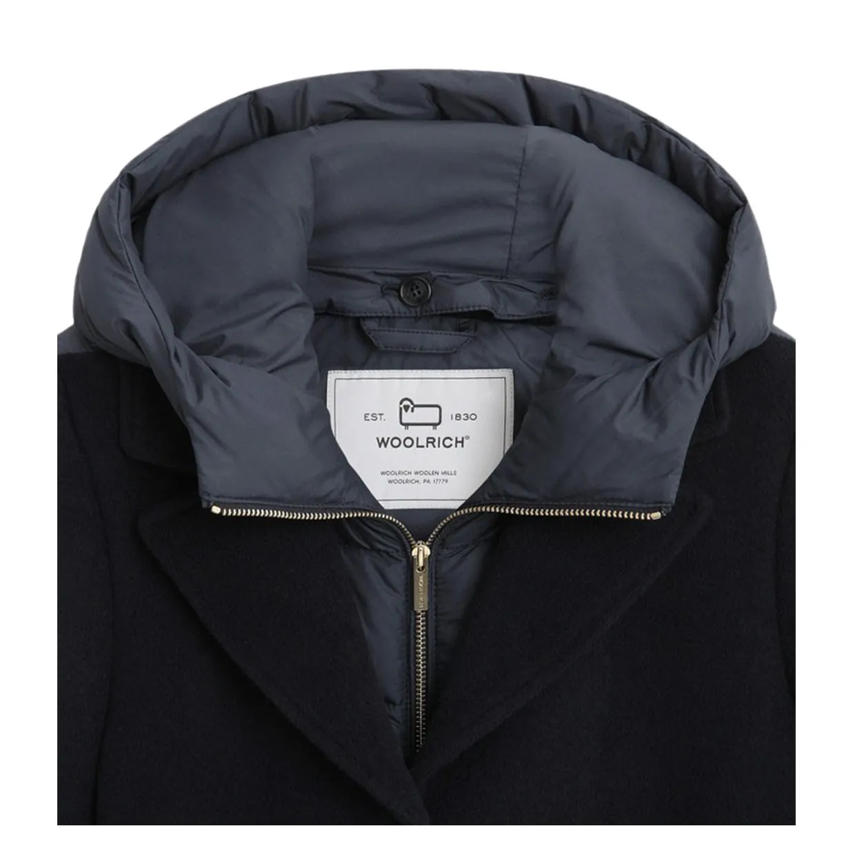 Giubbino Woolrich Kuna Parka Blu Melton