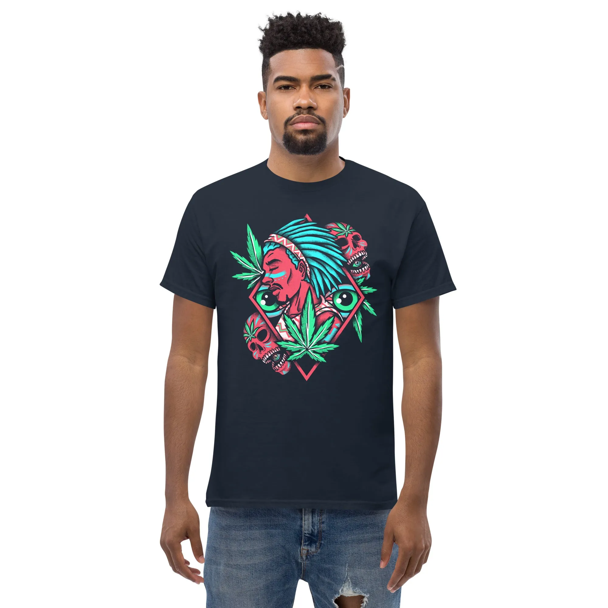 Hemp Leaves Men's classic tee