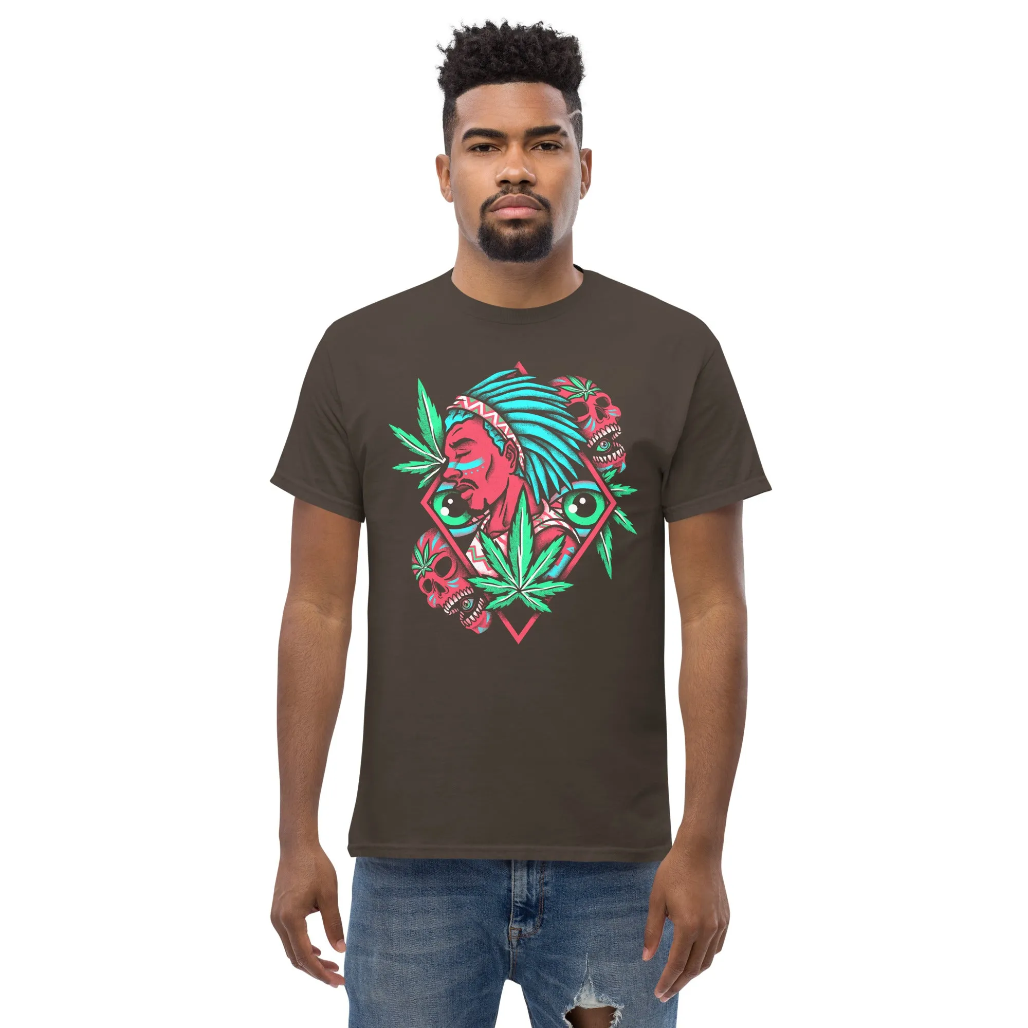 Hemp Leaves Men's classic tee