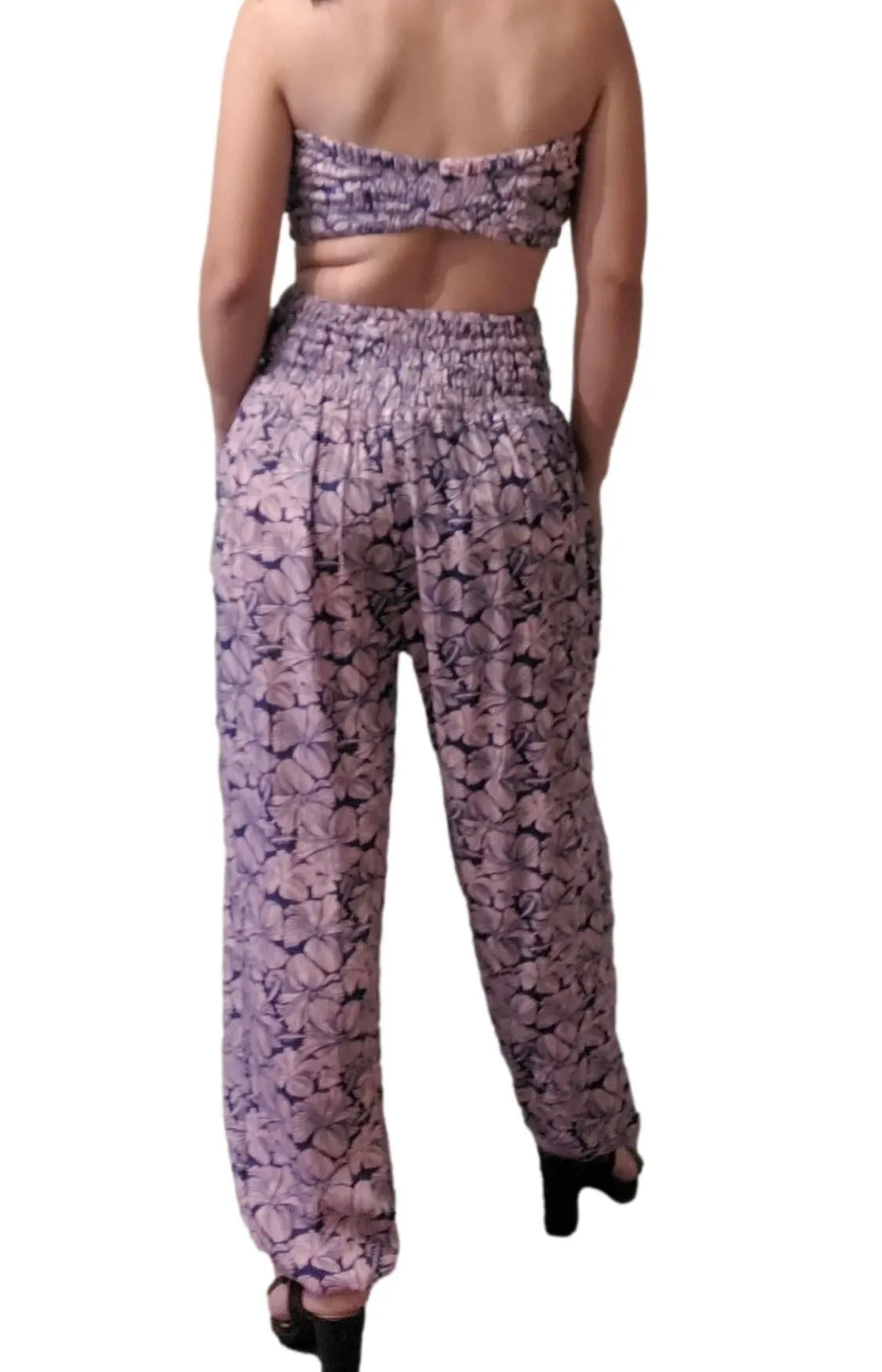 Hibiscus Pants with Bandeau Top (One size)