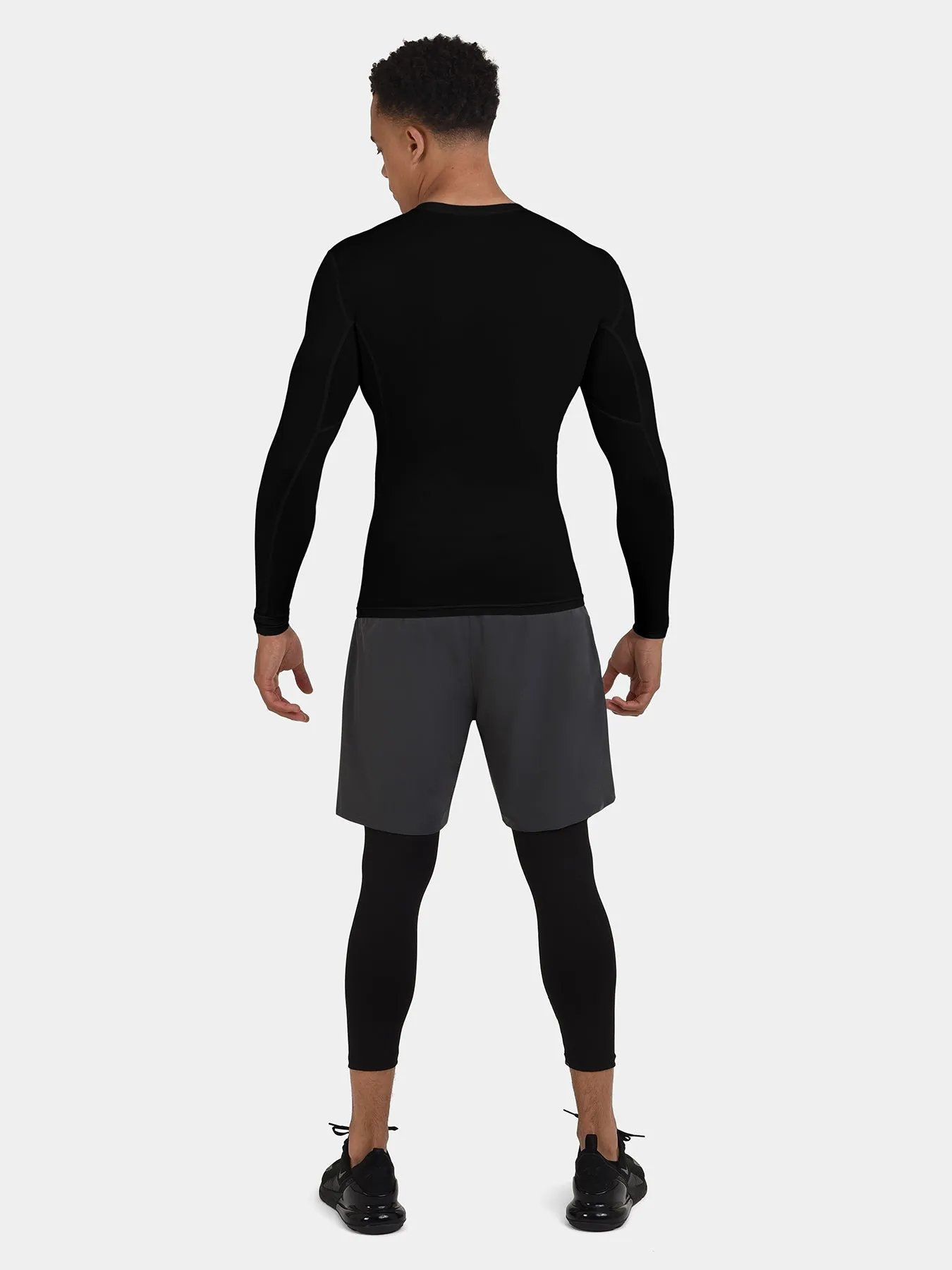 Hyperfusion Compression Base Layer Long Sleeve Crew Neck For Men