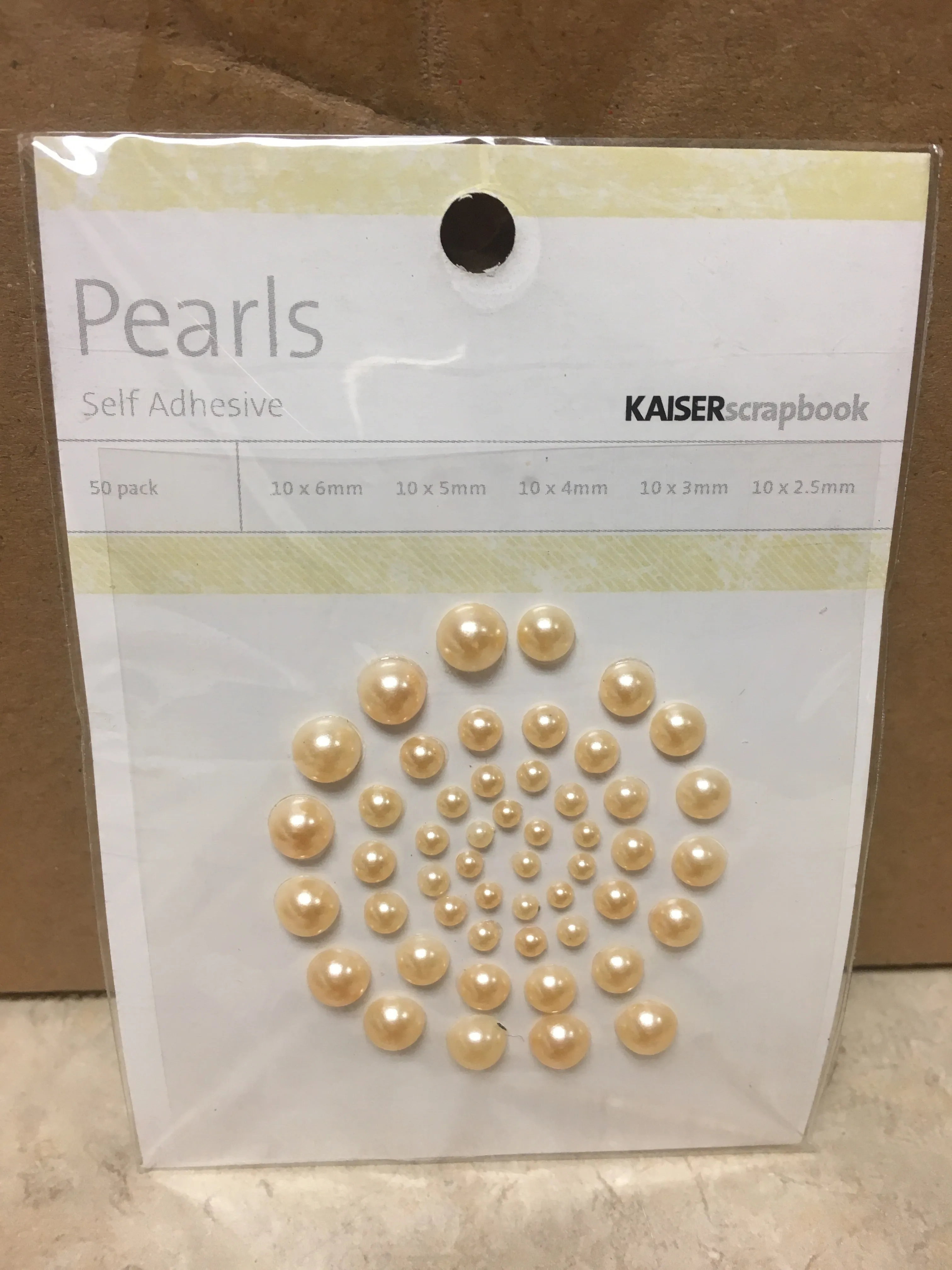 Kaiser - Pearl Rhinestones - latte