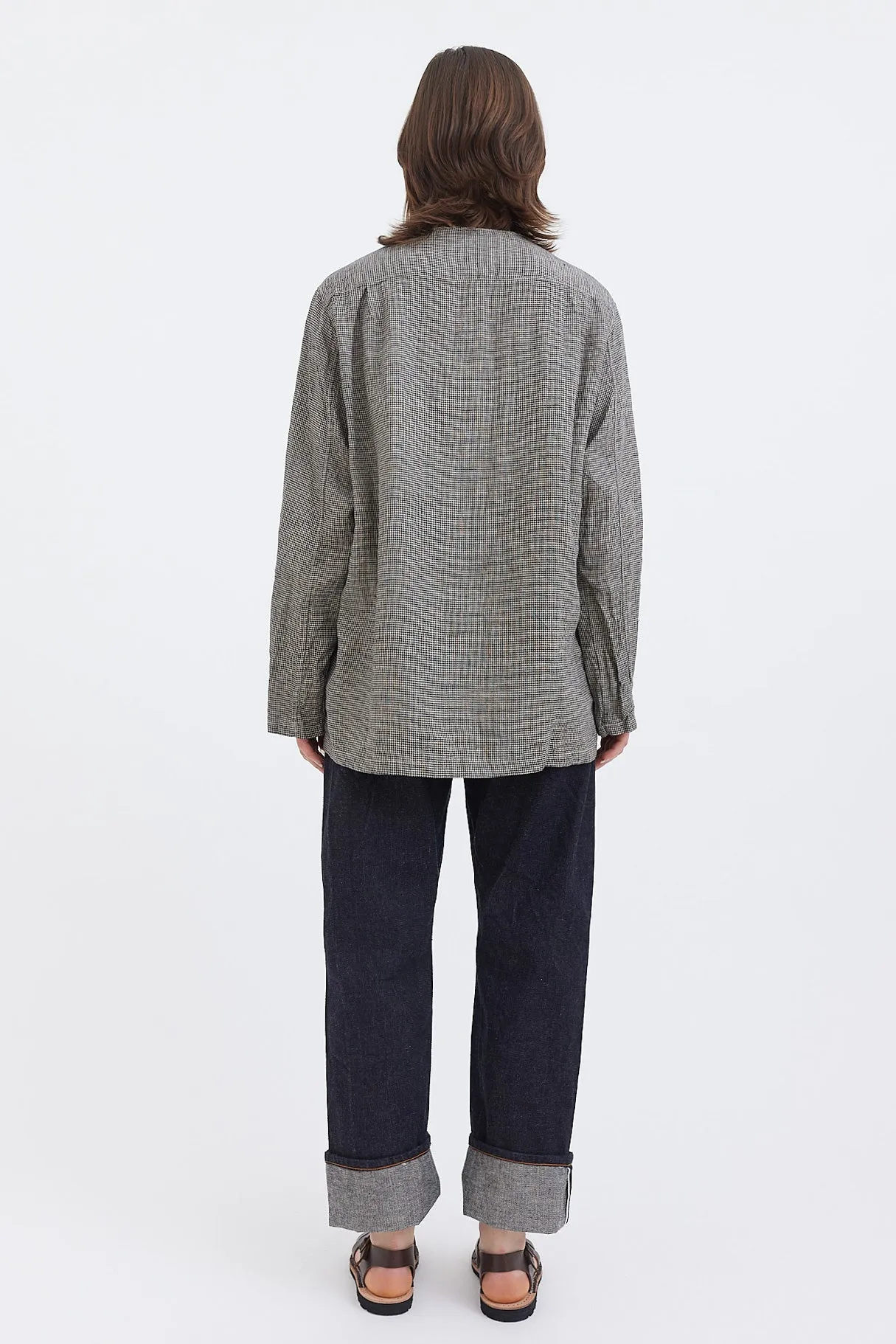 Kaval - No-Collar Shirt Linen