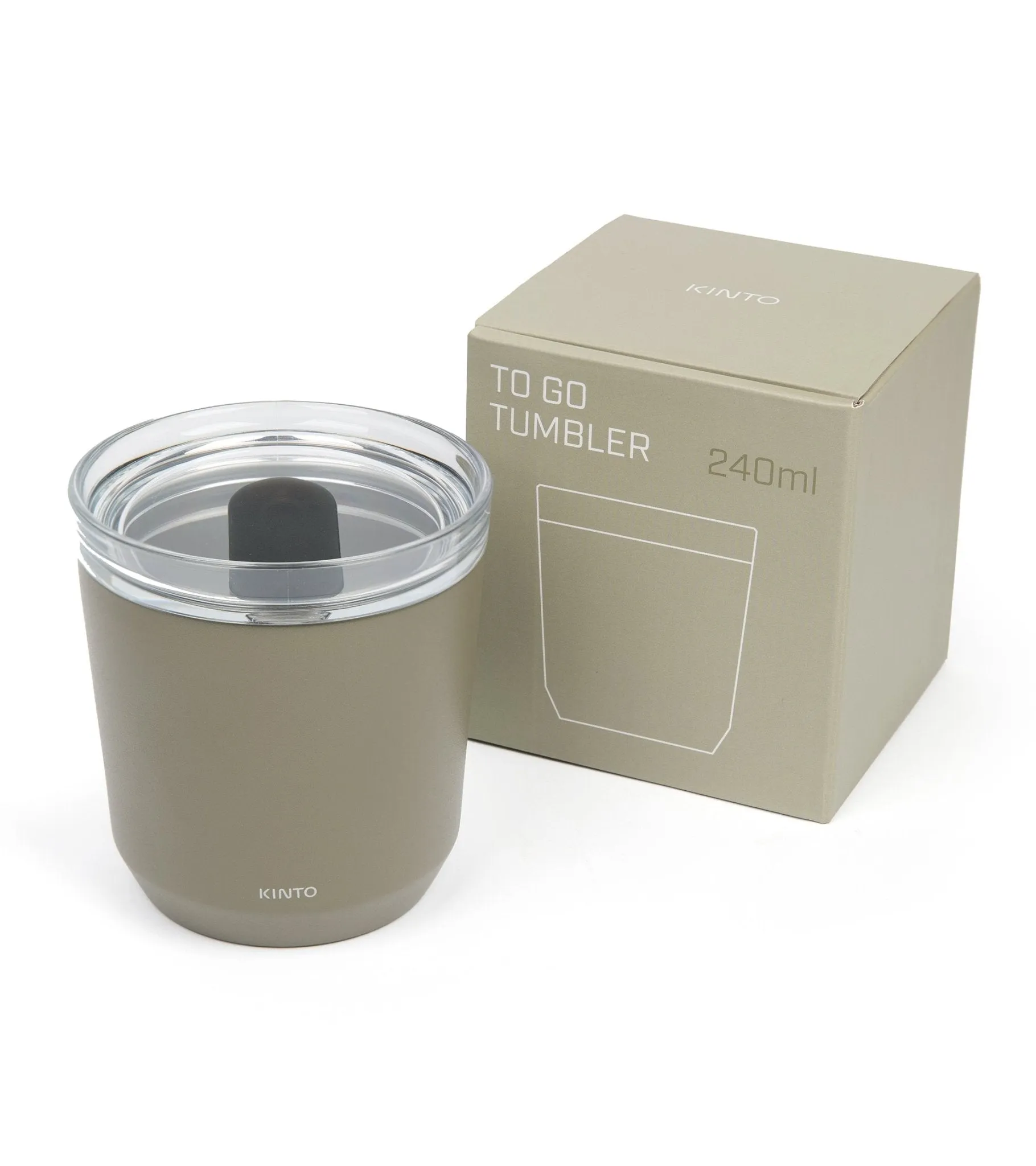 Kinto To Go 240ml Tumbler: Khaki