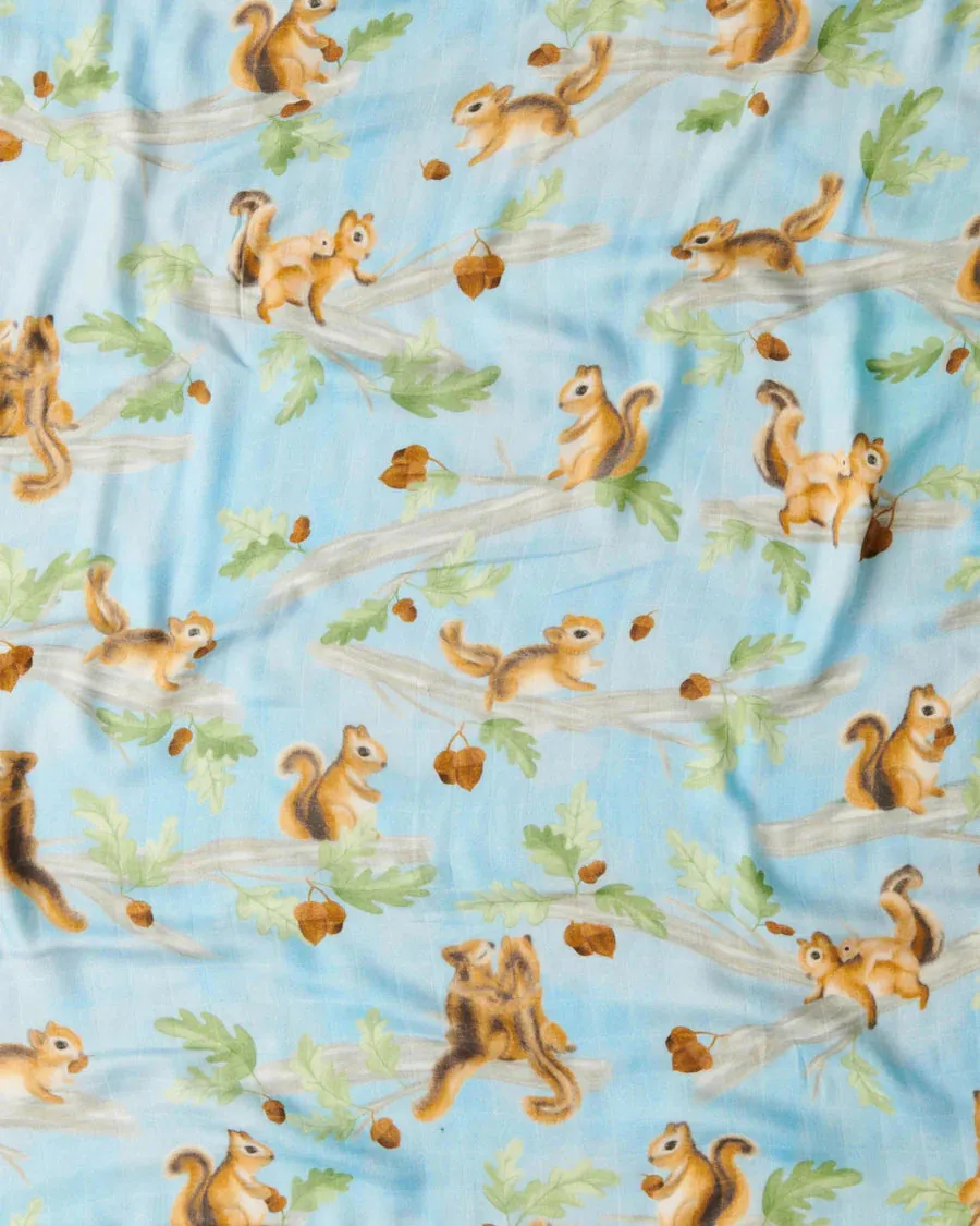 Kip & Co BABY | Squirrel Scurry Bamboo Swaddle