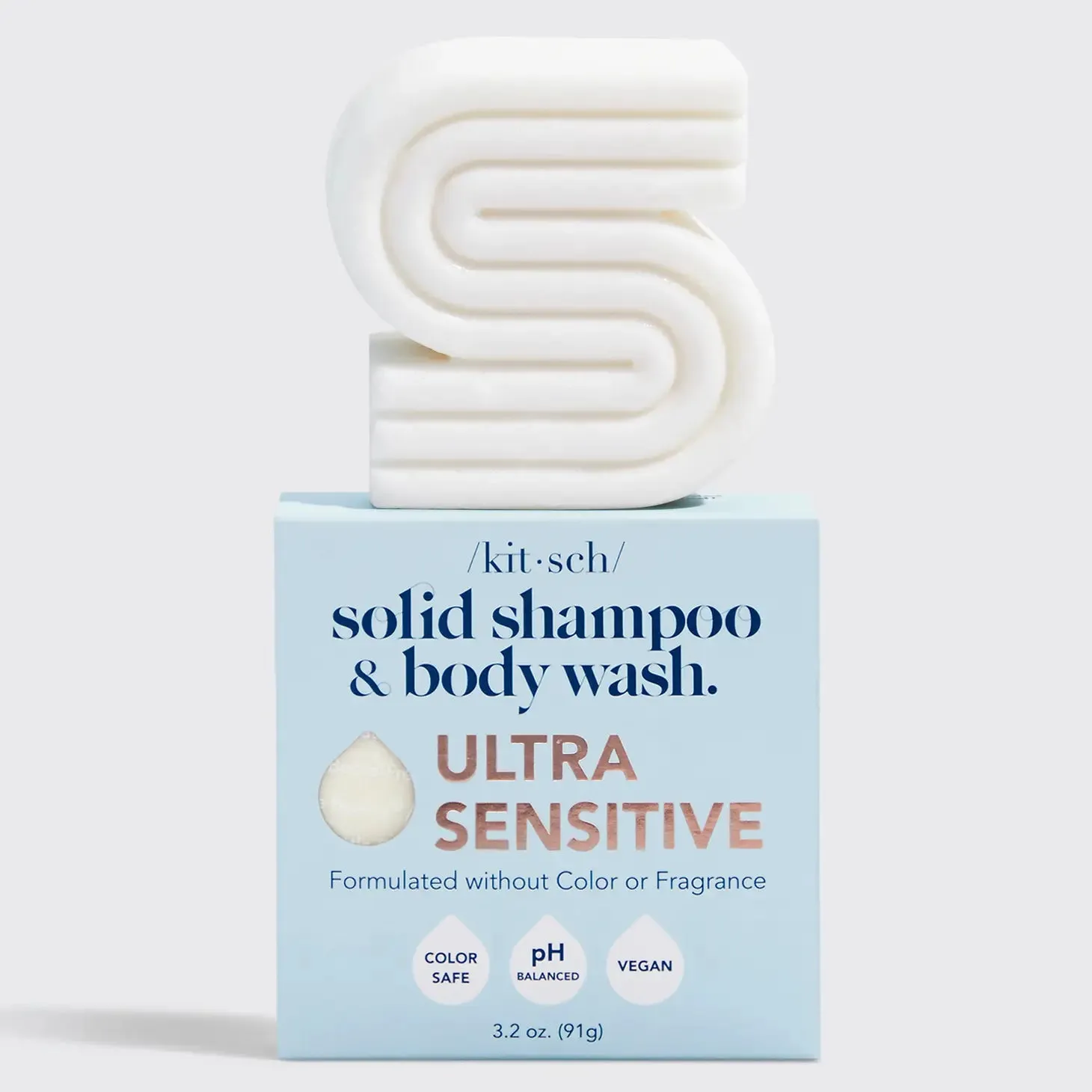 Kitsch Ultra Sensitive Shampoo & Body Wash Bar