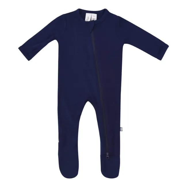 Kyte Baby Zippered Footie in Navy