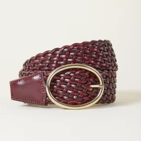 La Ceinture Tressée Cuir Felice