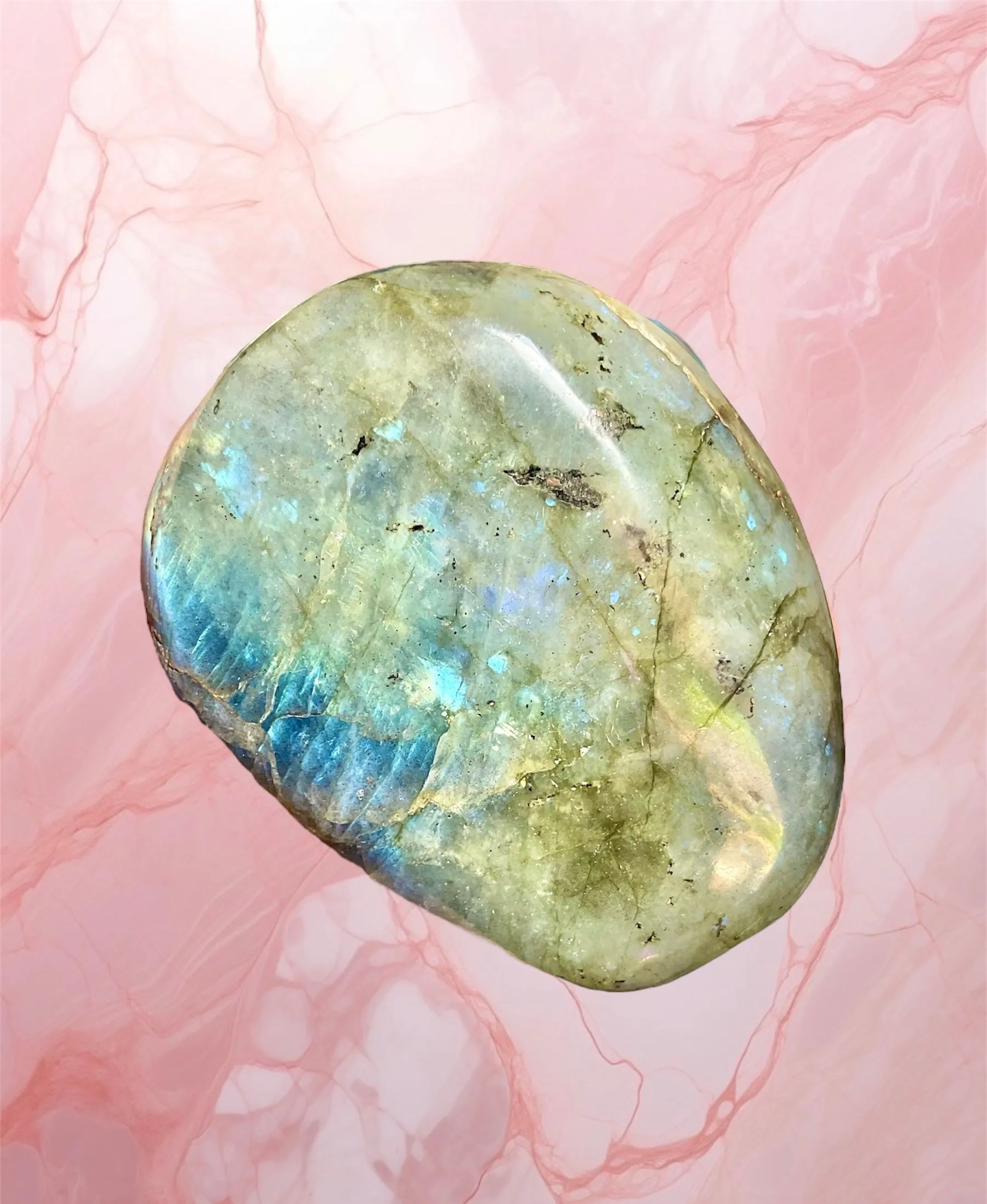 Labradorite Large Palm Stone