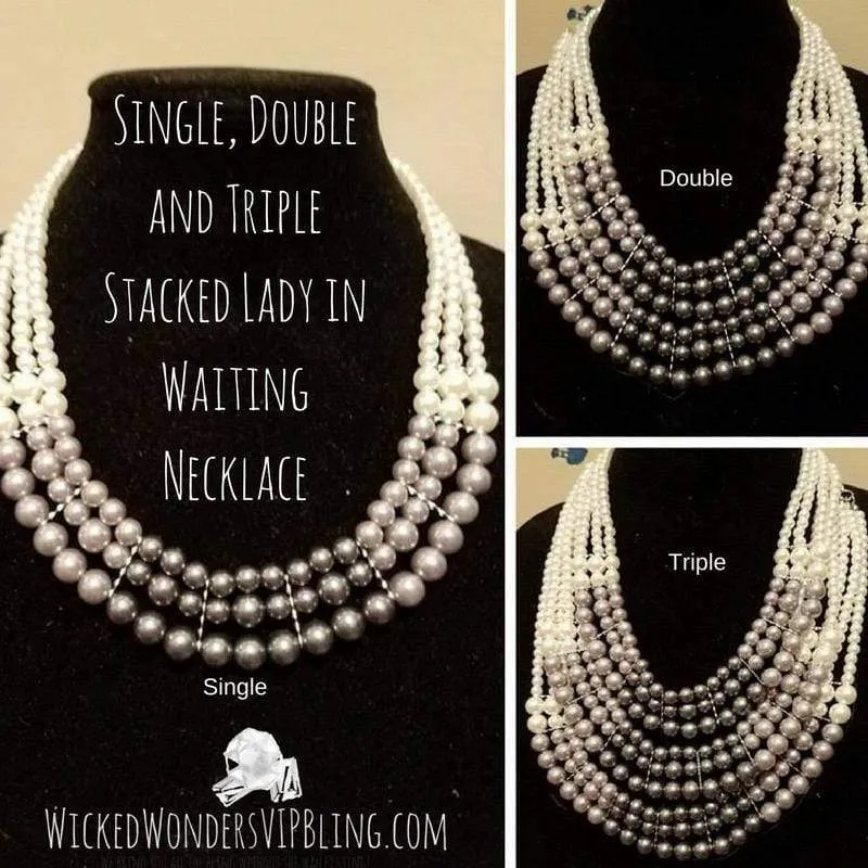 Lady In Waiting Multi Pearl Necklace