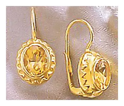 Lady Jane Citrine Earrings