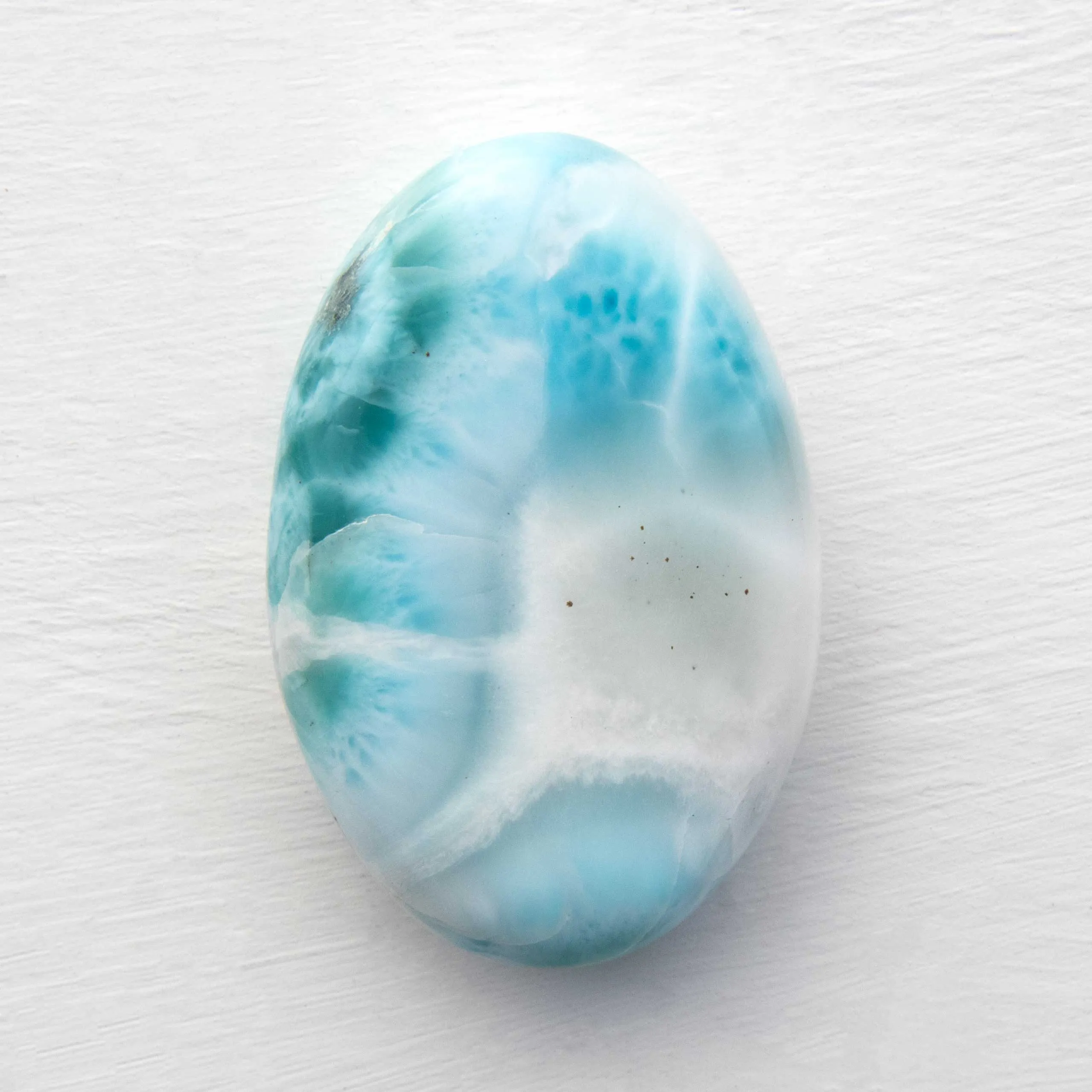 Larimar - AA-Grade, Palm Stone