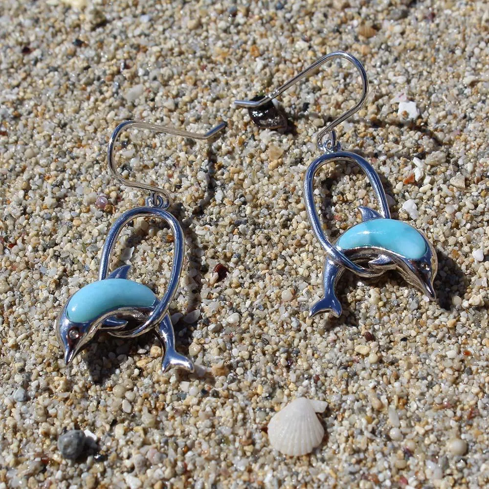 Larimar Nai'a Loop Earrings