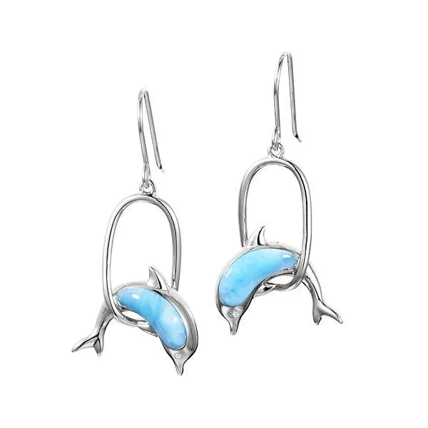 Larimar Nai'a Loop Earrings