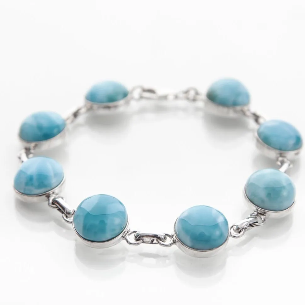 Larimar Stones Bracelet Maya