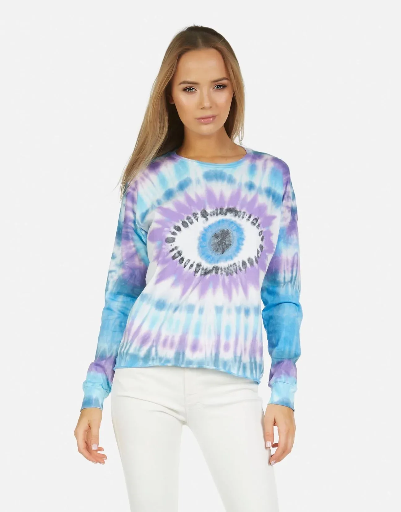 Lauren Moshi Luella Tie Dye Eye Sweater