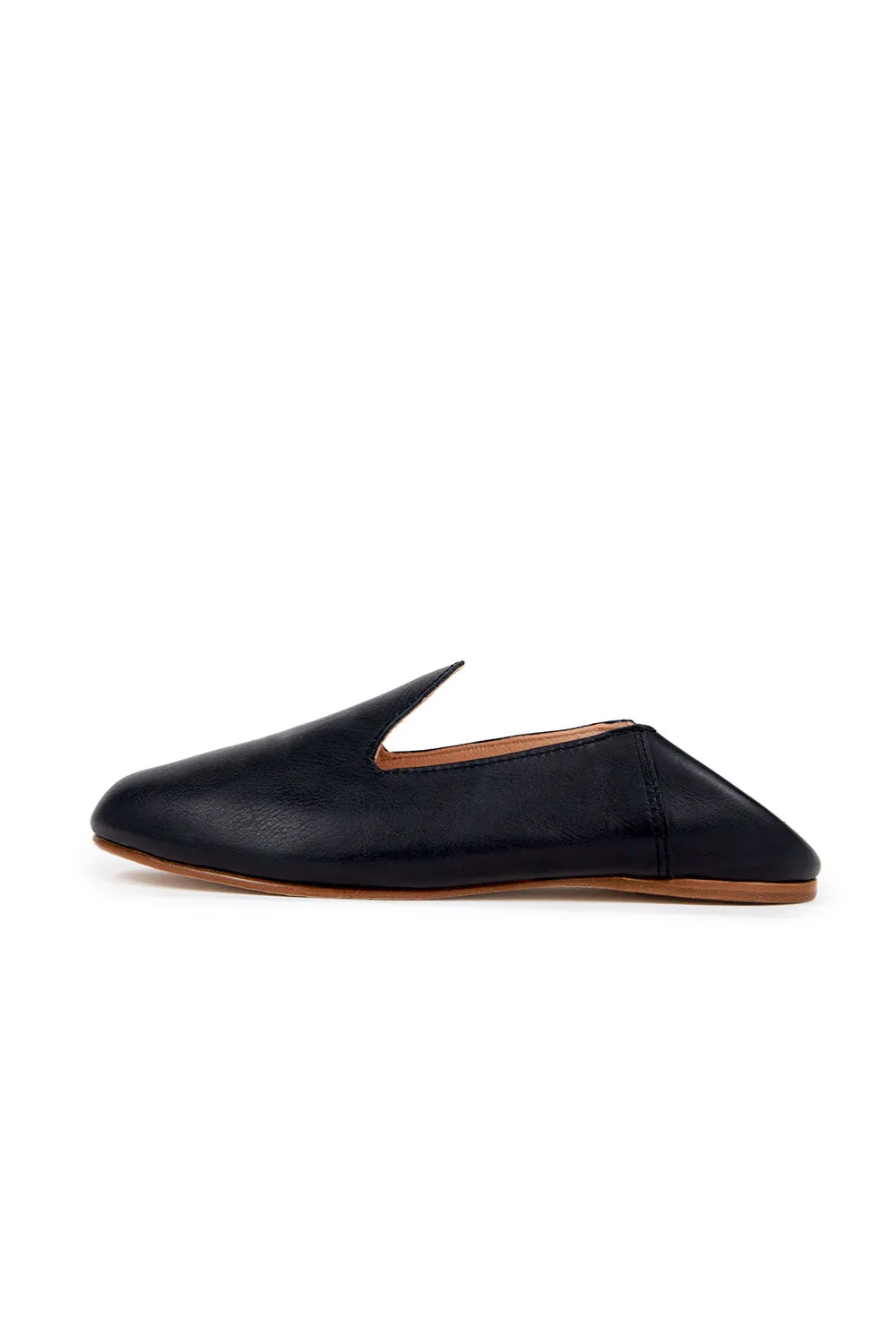 Leather Slide Loafer in Spazzolato